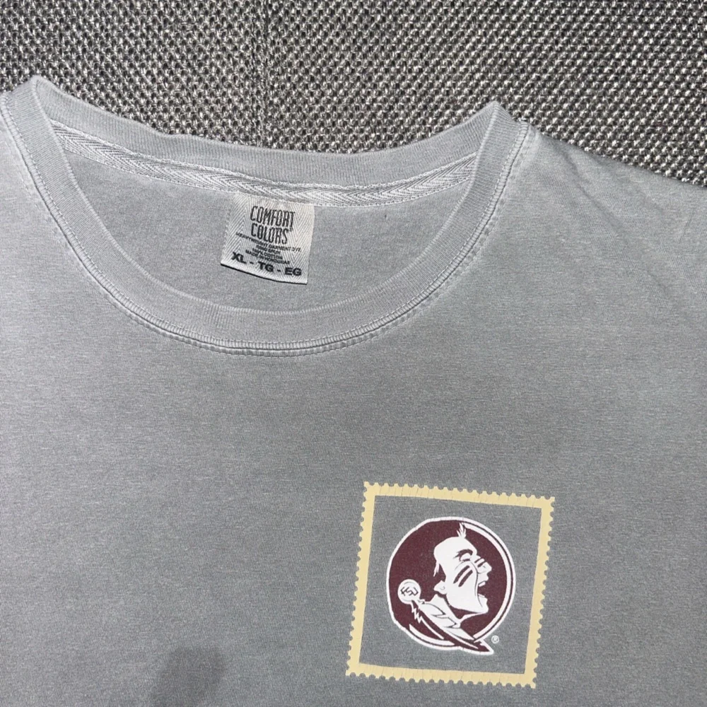 NCAA Florida State Seminoles Gray Dog Graphic Tee - Picture 5 of 6